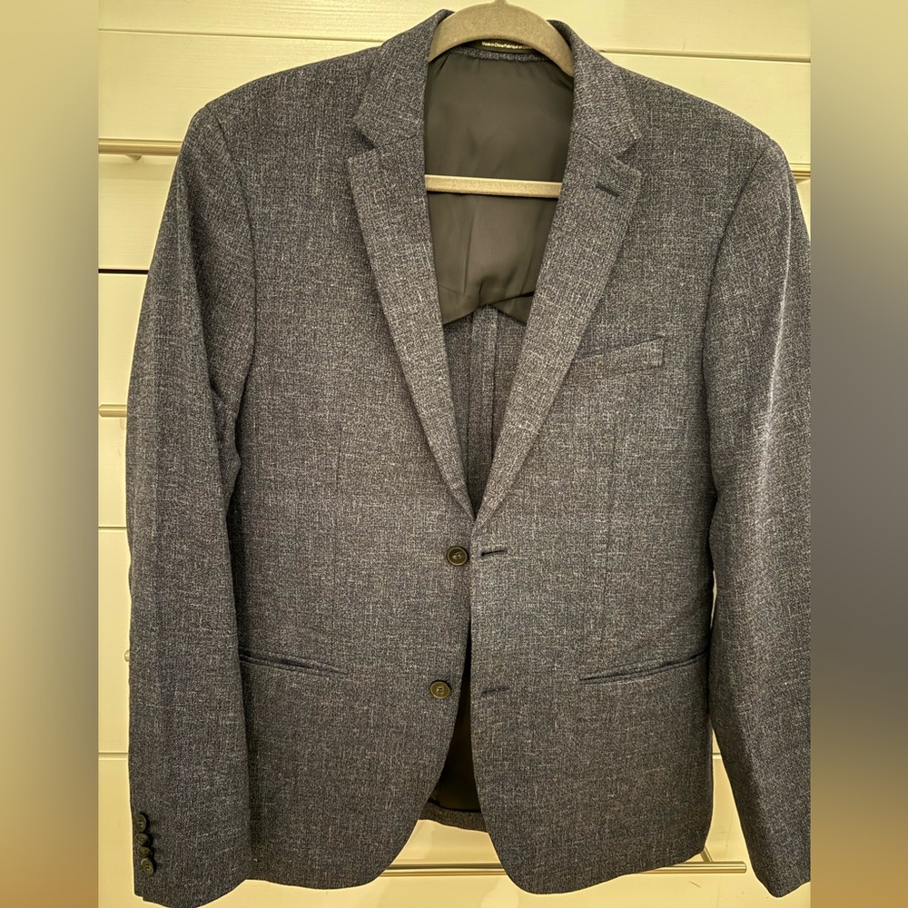 H&M Charcoal Textured Blazer